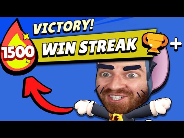 How I went on a 1500+ Win Streak in Brawl Stars! 