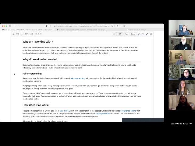 Collab Lab Orientation: Q1 2022