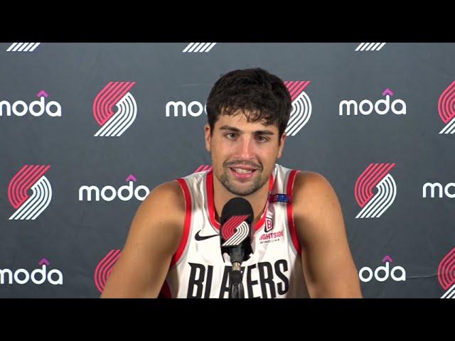 Deni Avdija Media Availability | 2024 Media Day | Portland Trail Blazers