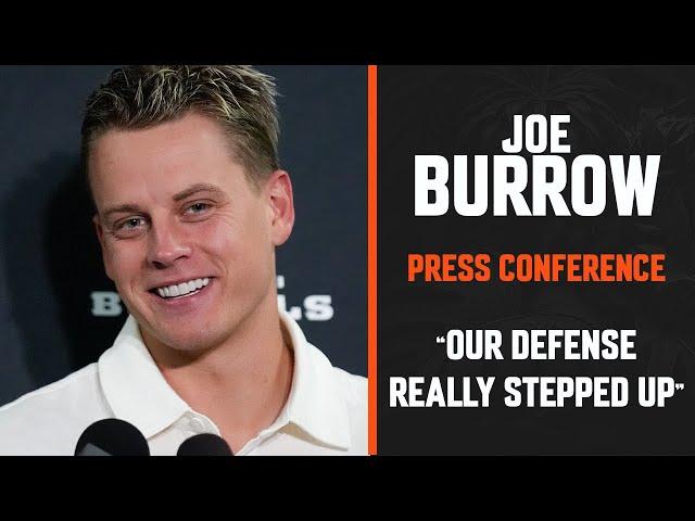 Joe Burrow Press Conference | Week 7 Win in Cleveland