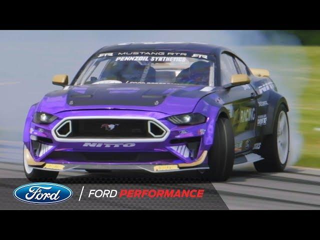 Chelsea DeNofa Drifts His Mustang RTR Spec 5-D 154.66mph | Ford Performance