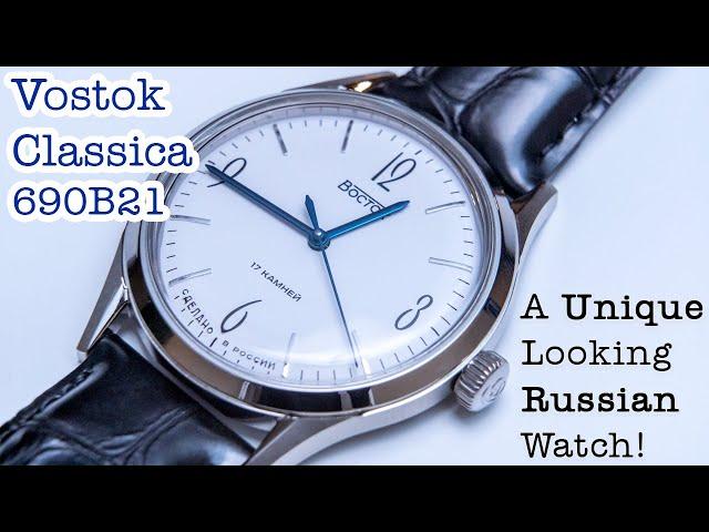 Vostok Classica 690B21 Review in 4K - Unique & Cleanly Designed Dress Watch!