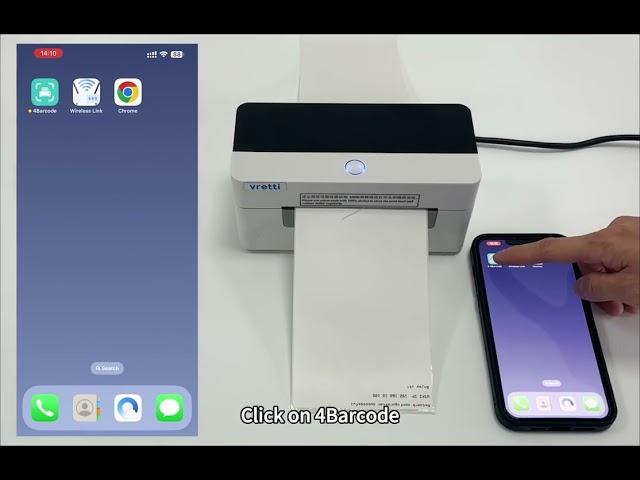 D463B (IOS) Printer connect to WiFi and PDF print example