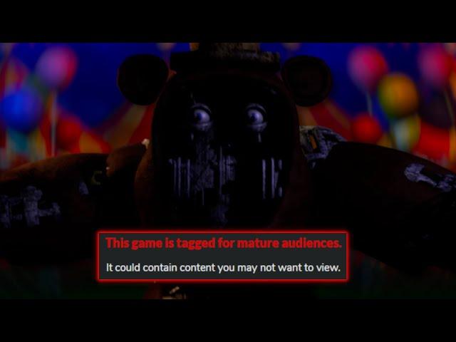 The DISTURBING Fnaf Fan Game Made For MATURE Audiences...