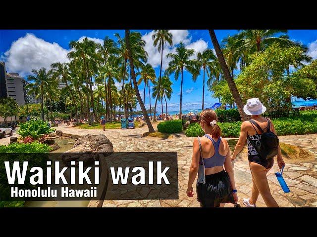 Waikiki walk Honolulu Hawaii 5k