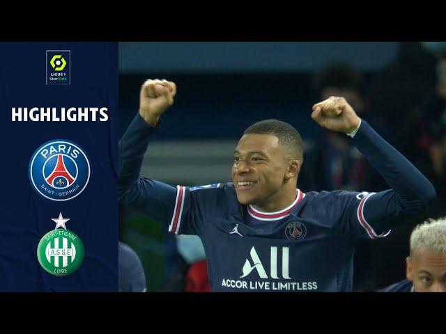 PARIS SAINT-GERMAIN - AS SAINT-ÉTIENNE (3 - 1) - Highlights - (PSG - ASSE) / 2021-2022