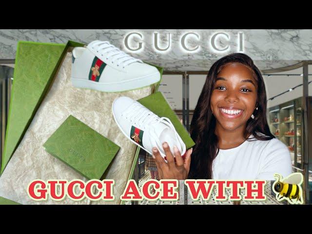 MY FIRST GUCCI | ACE SNEAKER LUXURY UNBOXING | TONAYA WINT