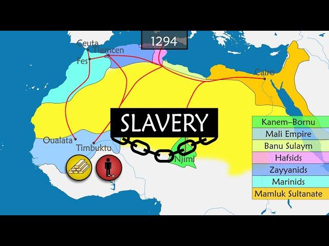 Slavery - Summary on a Map