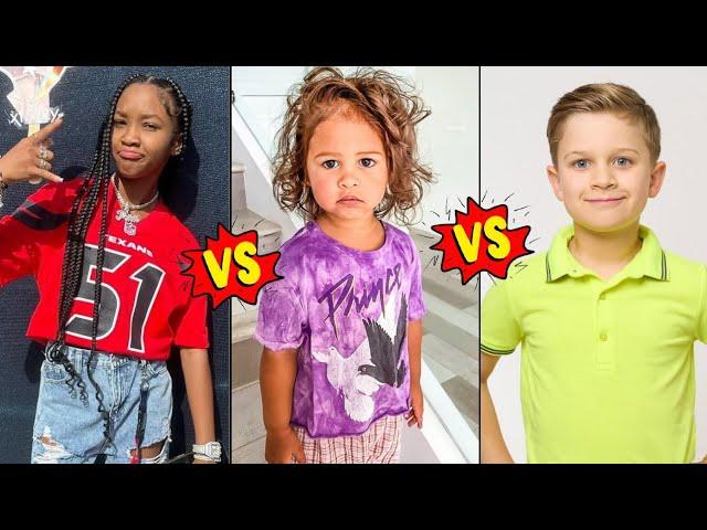 Bad Kid Paris vs Alaia McBroom vs Kids Roma Show Lifestyle Comparison 2024