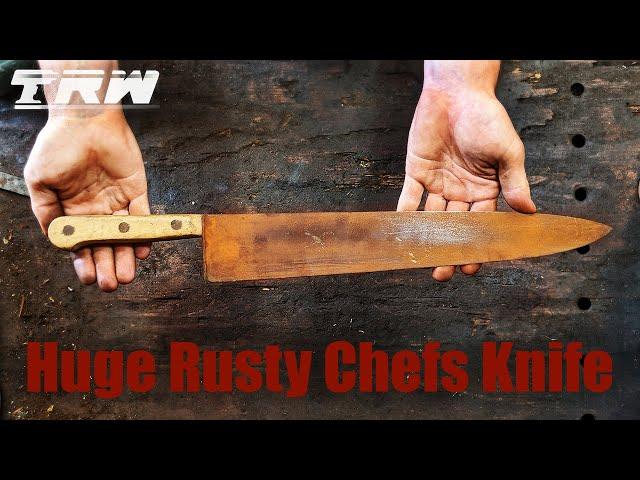 Huge Antique Knife Restoration