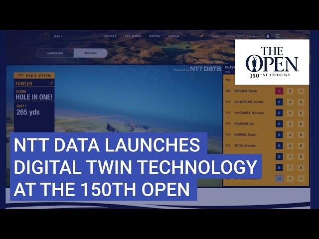 NTT DATA Launches Digital Twin Technology at The 150th Open