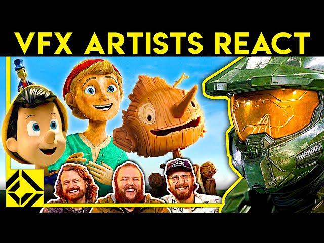 VFX Artists React 92: Pinocchio vs. Pinocchio, Halo Live Action