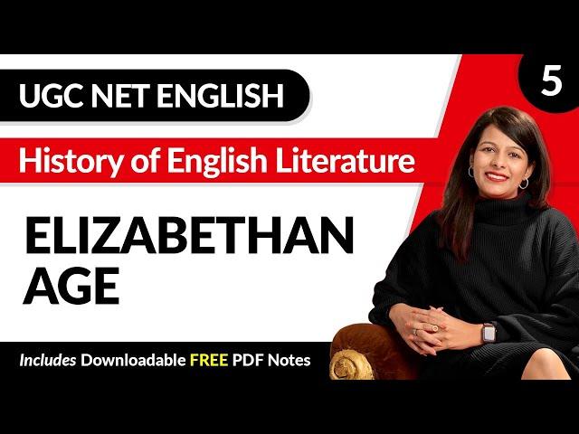 UGC NET English June 2025 | Elizabethan Age | History of English Literature