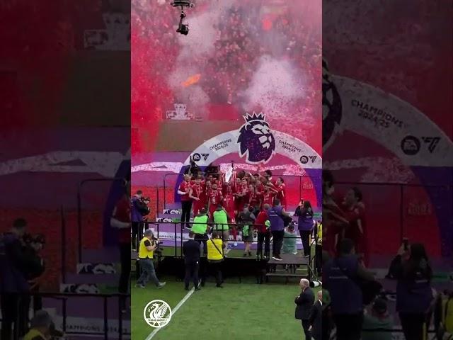 Liverpool Premier League Trophy Lift 2025 
