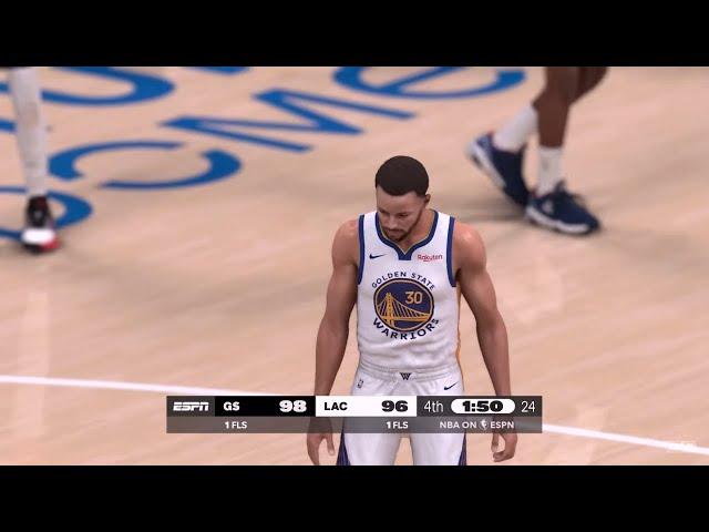 NBA 2K25 Emirates NBA Cup  Mode | CLIPPERS vs WARRIORS FULL GAME HIGHLIGHTS