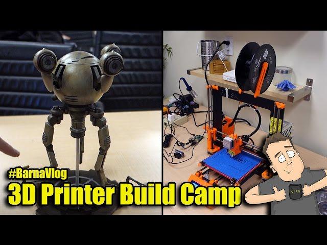 Building 3D printers & Tracer Gun from Overwatch - @Barnacules