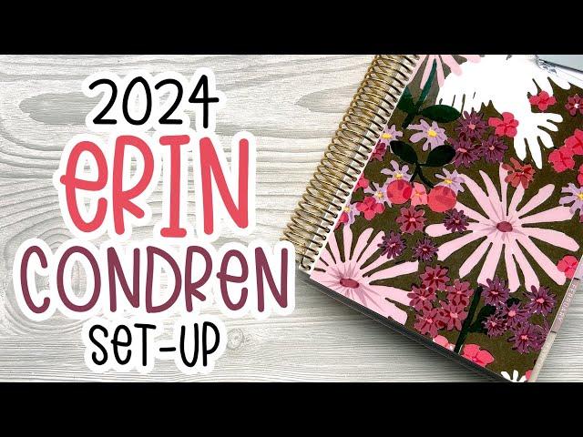 2024 Planner Set-Up | Erin Condren Lifeplanner