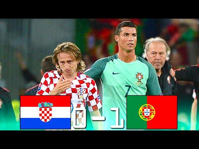 Croatia 0 - 1 Portugal (C. Ronaldo x Modric) ● EURO 2016 | Extended Highlights & Goals