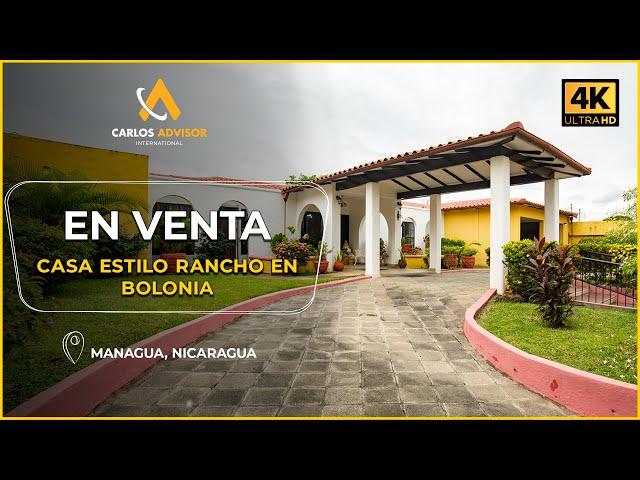  ESPECIAL! Casa en Venta en Bolonia, Managua | Bienes Raíces Nicaragua