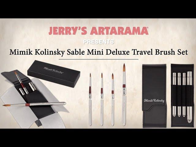 Mimik Kolinsky Travel Brush Set of 4 - Product Demo