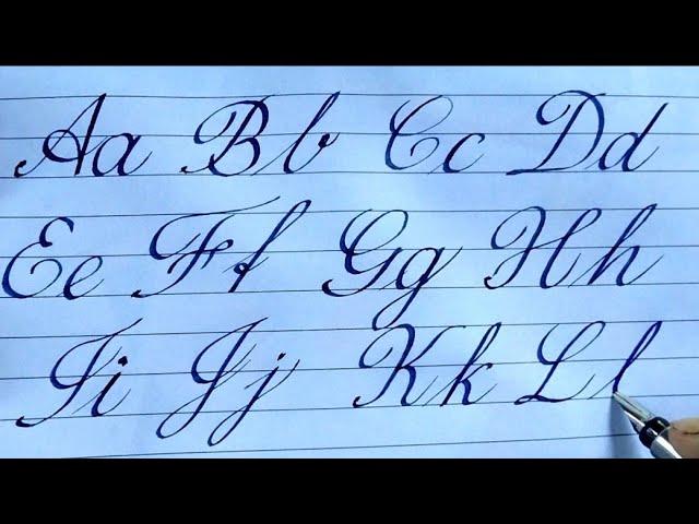 Modern calligraphy writing AtoZ | calligraphy for beginners | calligraphy tutorial| Rua sign writing