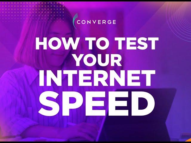 How to test the speed of your Converge Fiber Internet connection