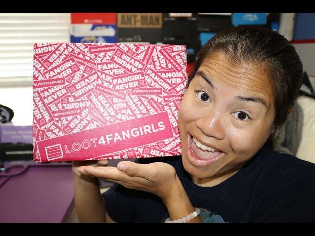 2016 Loot Crate Loot4FanGirls Unboxing - Limited Edition!