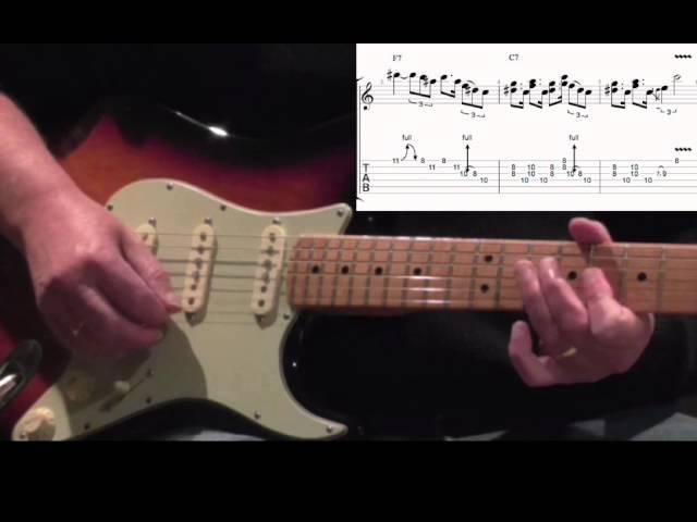 www.guitarskool.co.nz : Steve Hubbard - Easy Blues Guitar solo