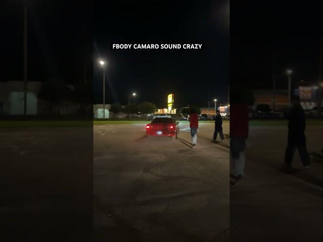 built fbody camaro sounds insane!!