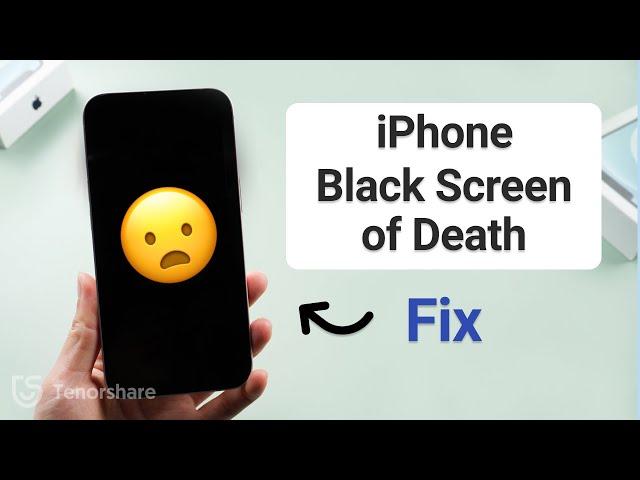 My iPhone Screen is Black But Still Works | Black Screen of Death [3 Ways]