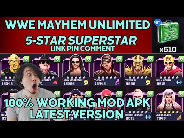 WWE Mayhem Mod Apk v1.64.137  WWE Mayhem Unlimited 6 Star Superstar Lootcase v1.64.137  WWE Mayhem