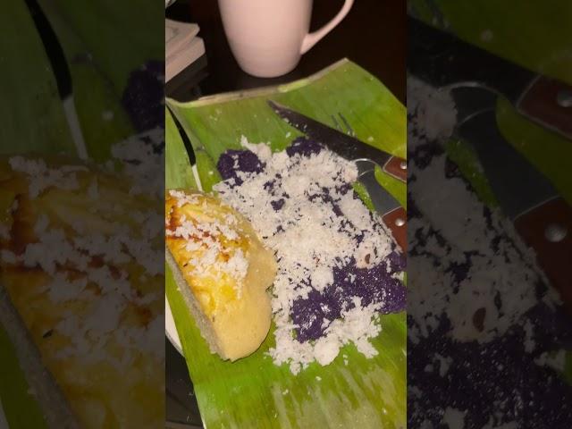 Puto bumbong & Bibingka #foodlover #food #pinoyfood