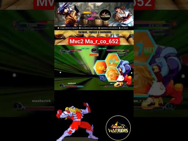 Mvc2: Omega red combo with Bulleta assist to Omega Smasher DHC to beautiful memory and Team Super