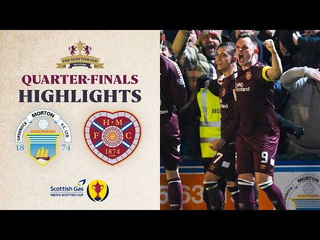 Greenock Morton 0-1 Heart of Midlothian | Scottish Gas Men's Scottish Cup Quarter-Final Highlights