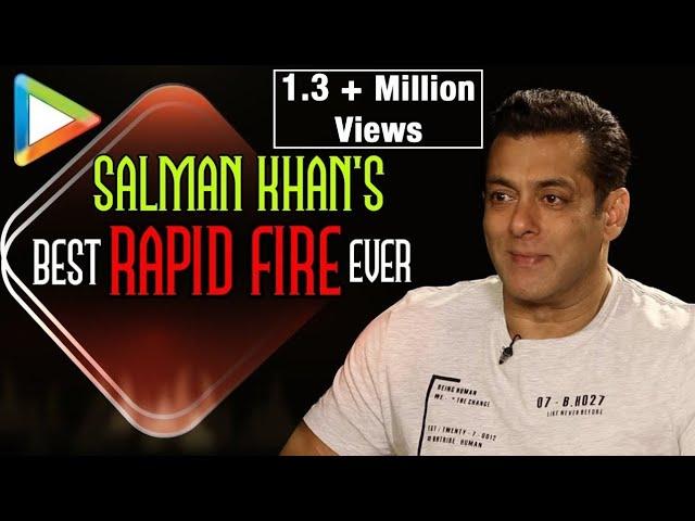 Salman Khan’s WITTIEST Rapid Fire ever | SRK Can do Anything | Aamir Khan