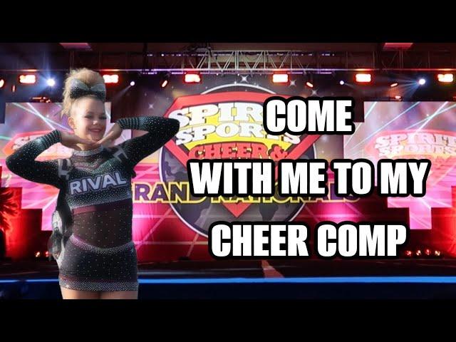 BEHIND THE SCENES OF MY CHEER COMP | REESE PAIGE