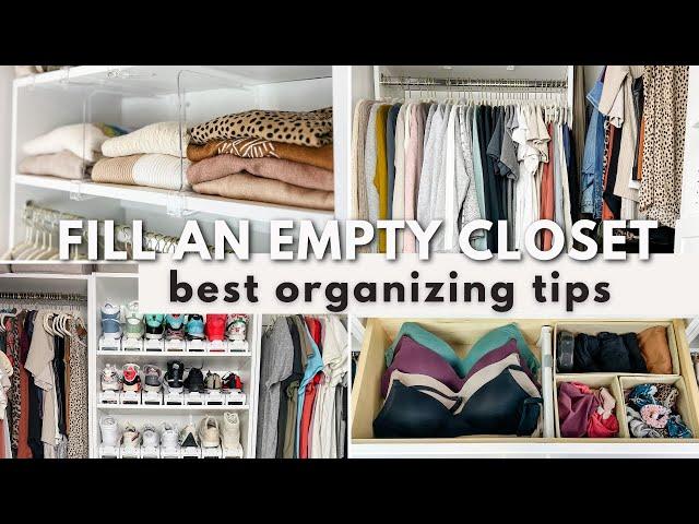 ORGANIZING A CLOSET FROM SCRATCH | Tips for filling an empty closet and making it more functional