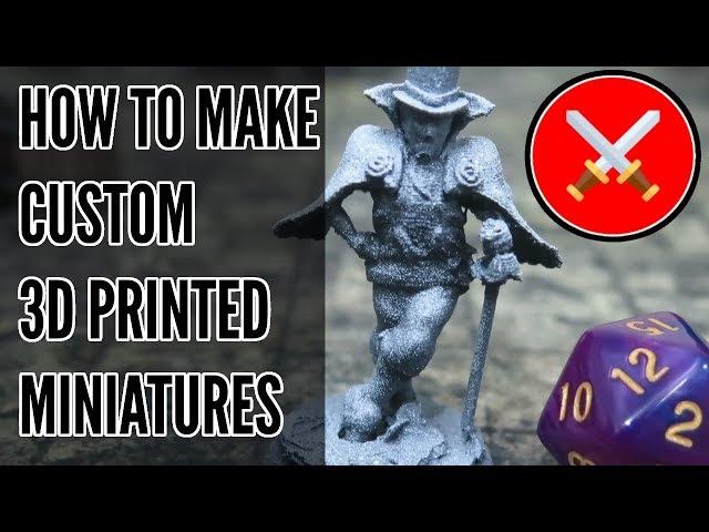 How To Make Custom 3D Printed Miniatures (For Free) Using DesktopHero3D