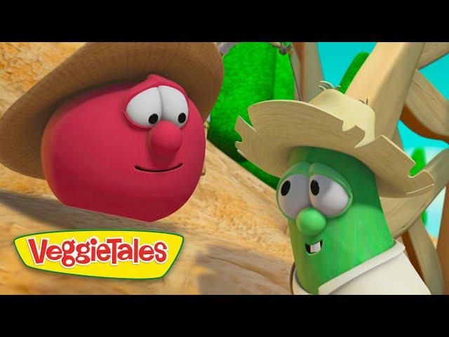 Help A Stranger In Need  | Tomato Sawyer And Huckleberry Larry's Big River Rescue | VeggieTales