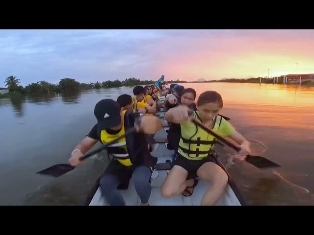 龙舟日常训练4公里 （20220817）最后300米最后冲刺。 #dragonboatpaddler #dragonboatdailytraining