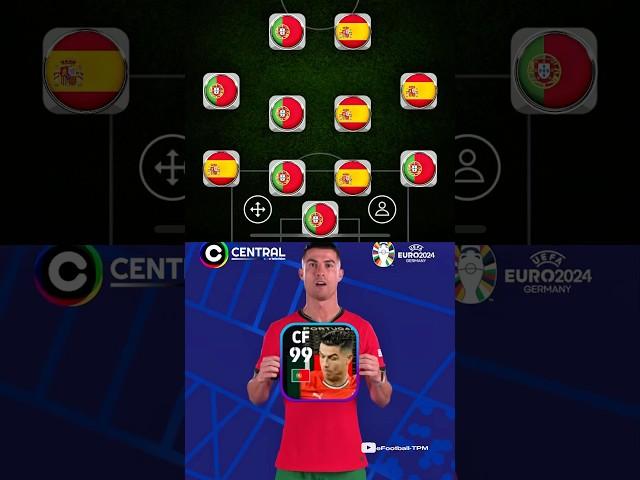 Portugal Vs Spain | eFootball-TPM | #efootball2025  #shorts