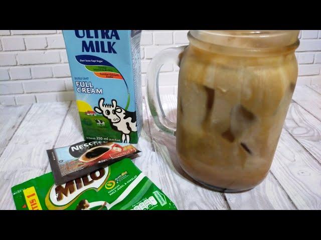 Es Kopi Milo - Minuman Kekinian Di Rumah Aja