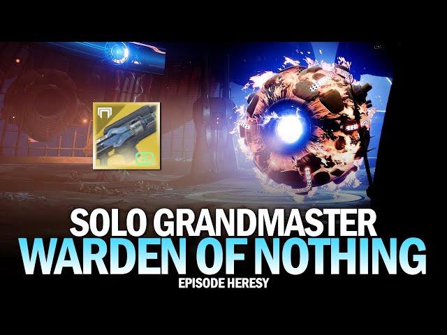 Solo Grandmaster Nightfall This Week (Coldheart Warlock) [Destiny 2 Episode Heresy]