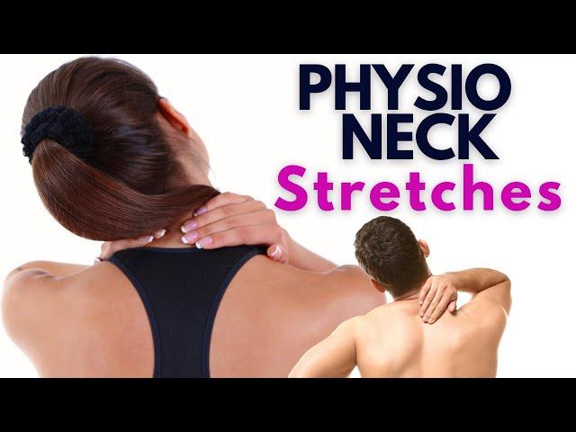 PHYSIO Neck Exercises & Stretches that Relieve Neck & Shoulders | 5 Min DAILY Routine