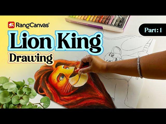 The Lion King Drawing | How to draw Mufasa from Lion King Movie #thelionking #drawing