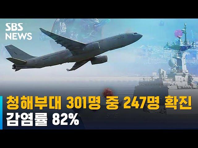 청해부대 301명 중 247명 확진…감염률 82% / SBS