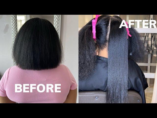 Silk Press HAIR GROWTH Update!! Silk Press Natural Hair | Hair Growth