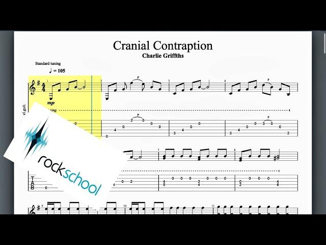 Cranial contraption Rockschool Grade 6 guitar