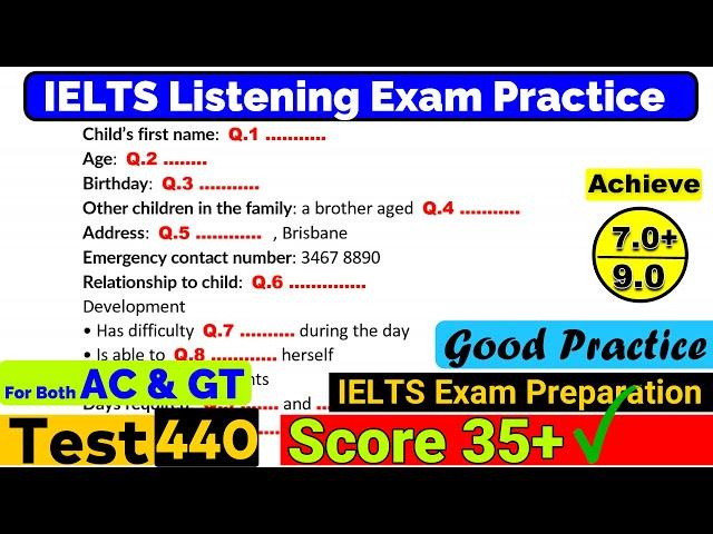 IELTS Listening Practice Test 2024 with Answers [Real Exam - 440 ]