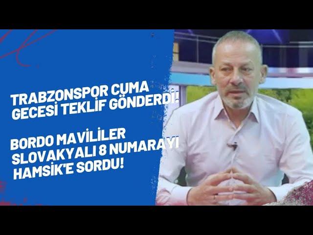 Trabzonspor cuma gecesi teklif gönderdi! Bordo mavililer Slovakyalı 8 numarayı Hamsik'e sordu!